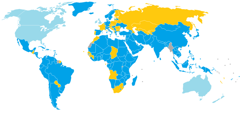 Spread of Global English